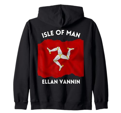 Isle of Man Flagge Manx Sprache Ellan Vannin der Triskelion Kapuzenjacke Isle of Man Flagge Manx Sprache Ellan Vannin der Triskelion Kapuzenjacke von Three Legs of Man Isle of Man Historic Flag Men