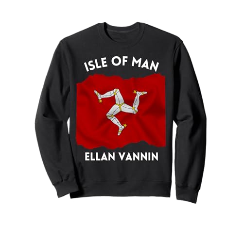 Isle of Man Flagge Manx Sprache "Ellan Vannin" der Triskelion Sweatshirt Isle of Man Flagge Manx Sprache "Ellan Vannin" der Triskelion Sweatshirt von Three Legs of Man Isle of Man Historic Flag Men