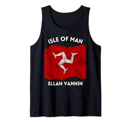 Isle of Man Flagge Manx Sprache Ellan Vannin der Triskelion Tank Top Isle of Man Flagge Manx Sprache Ellan Vannin der Triskelion Tank Top von Three Legs of Man Isle of Man Historic Flag Men