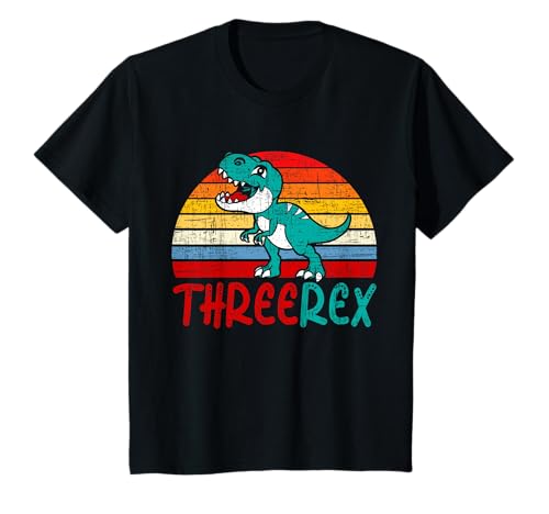 Kinder Three Rex for a 3 Rex Birthday Three Birthday Dinosaurier Fans T-Shirt Kinder Three Rex for a 3 Rex Birthday Three Birthday Dinosaurier Fans T-Shirt von Three Rex