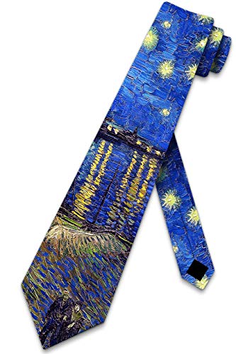 Art Ties Herren Krawatte Van Gogh Rhone von Three Rooker von Three Rooker