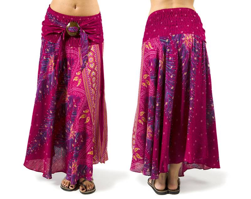 Kleid/Rock Mit Konvertierdruck - Rot 3543R von ThreeCranesGallery