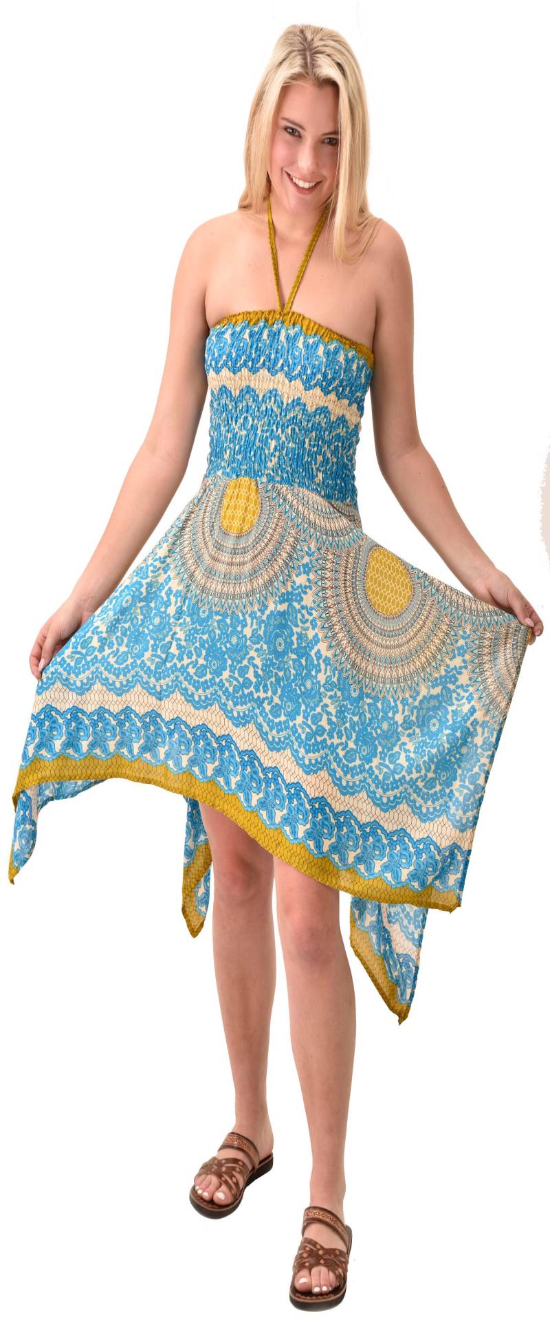 Waben Print Wandelbares Feenkleid Boho Rock von ThreeCranesGallery