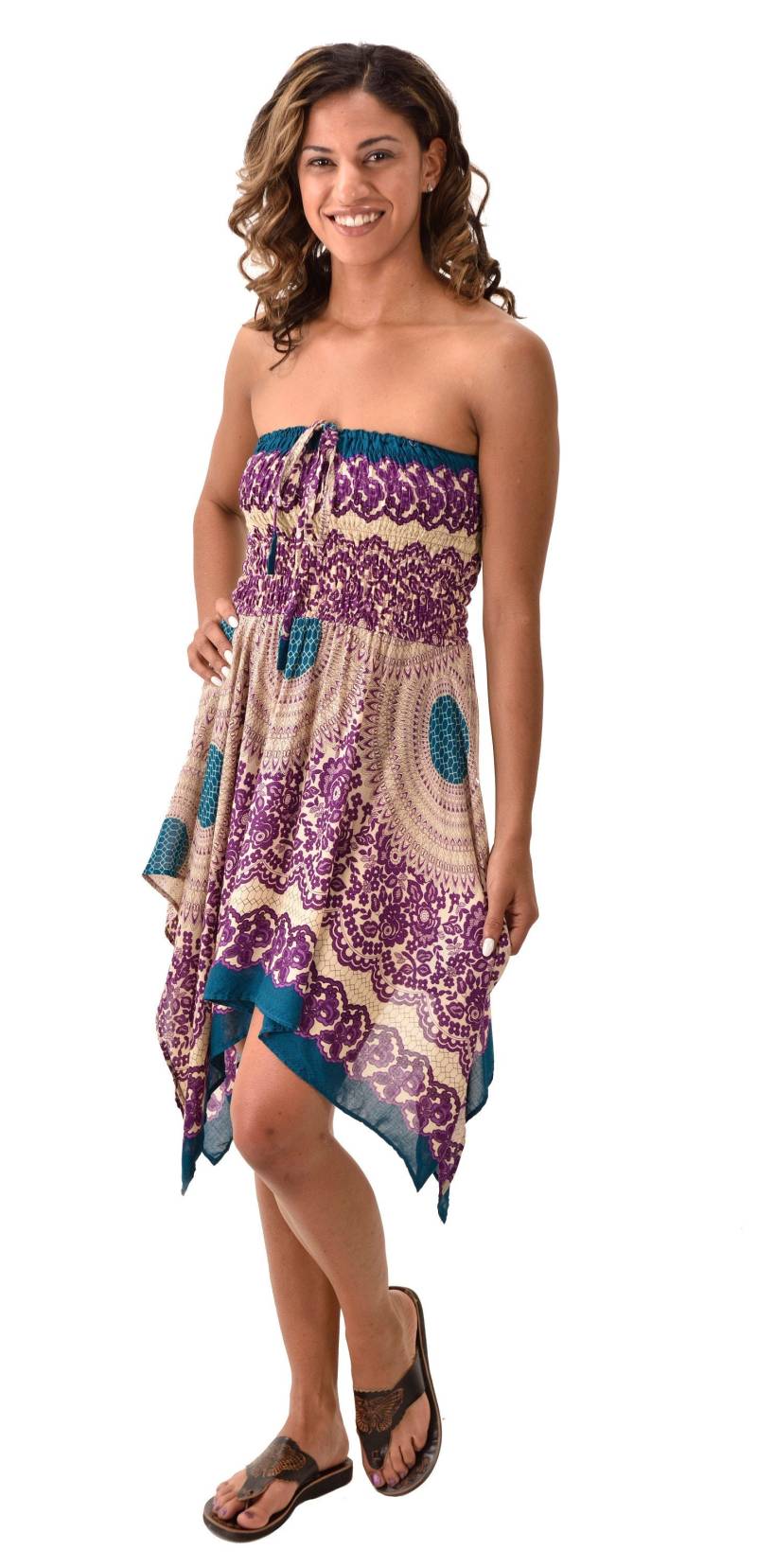 Waben Print Wandelbares Feenkleid Boho Rock von ThreeCranesGallery