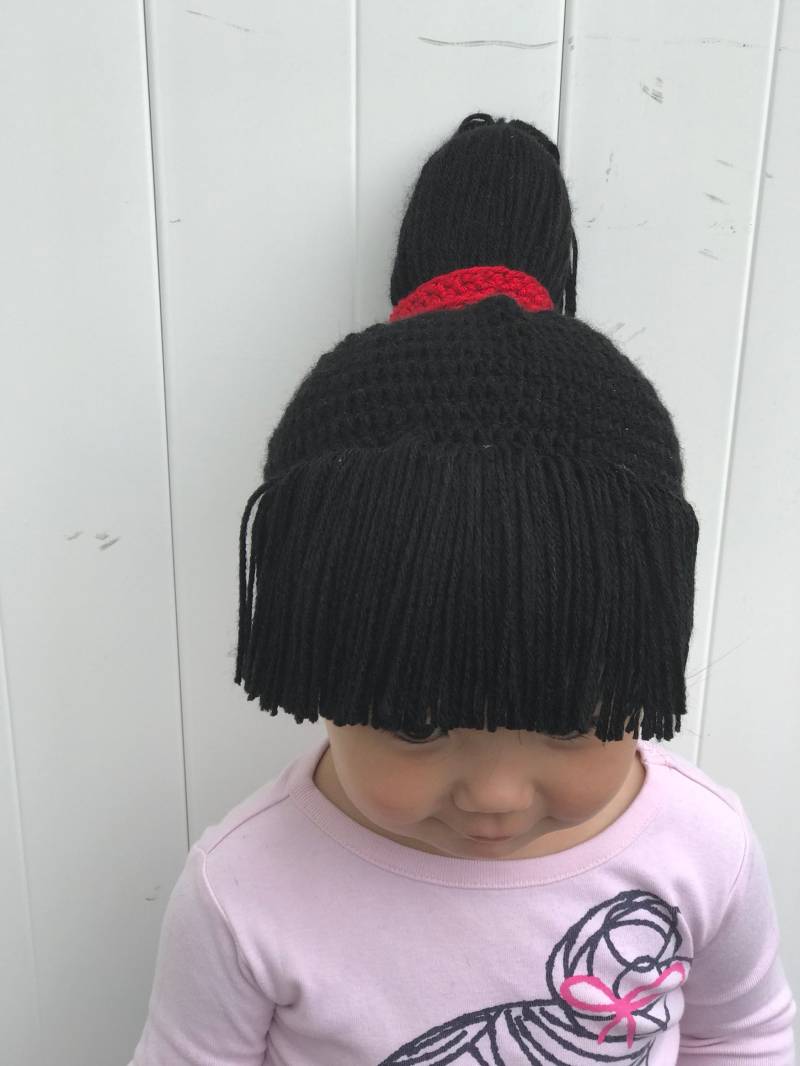 Ich Einfach Unverbesserlich Hat - Baby Agnes Gru Perücke Gehäkelte Minions Hut Kinder Halloween Kostüm- Hallowe von ThreeLittlePeppers