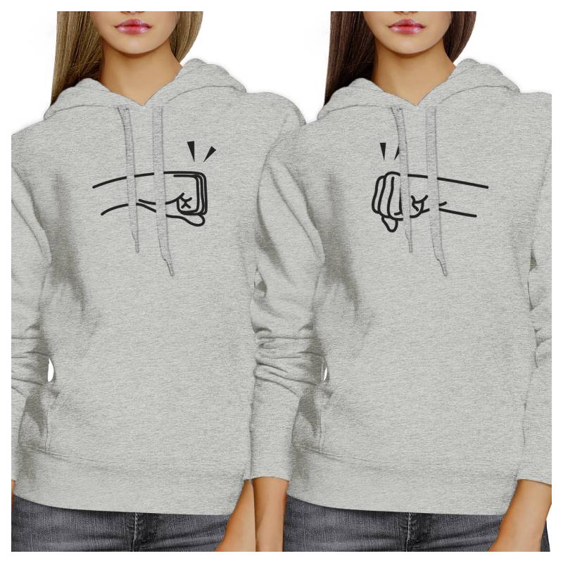 Bff Fist Bump Hoodie Set [Fhd032He] von ThreeSixFiveDesign