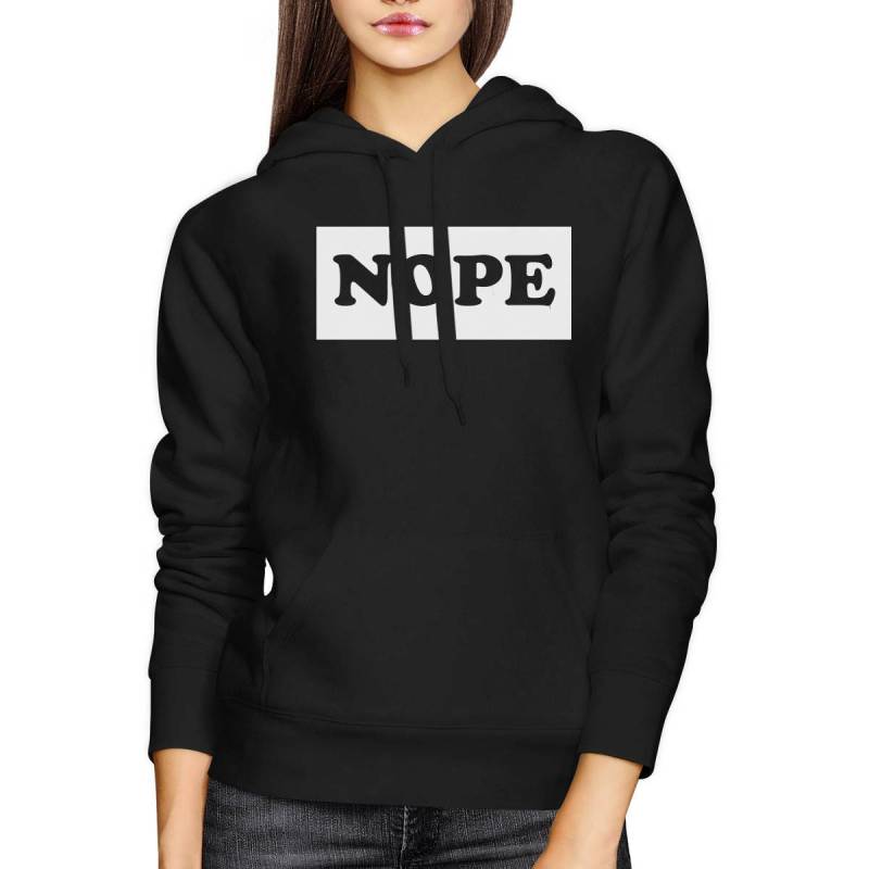 Humor | Nö Schwarz Kapuzenpullover [Jhd048] von ThreeSixFiveDesign