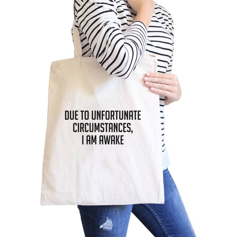 Im Awake Natur/Schwarz Canvas Bag Lustiger Spruch Geburtstag Geschenk Ideen Eco Im Awake Natur/Schwarz Canvas Bag Lustiger Spruch Geburtstag Geschenk Ideen Eco von ThreeSixFiveDesign