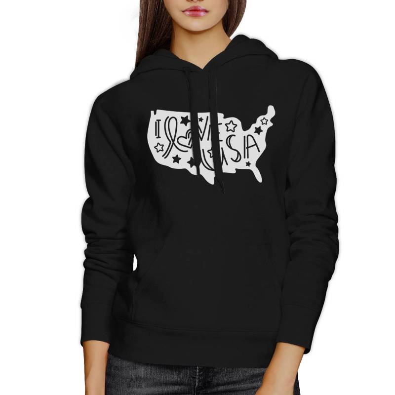 Juli 4 | Ich Liebe Usa Kapuzenpullover [Jhd133] von ThreeSixFiveDesign