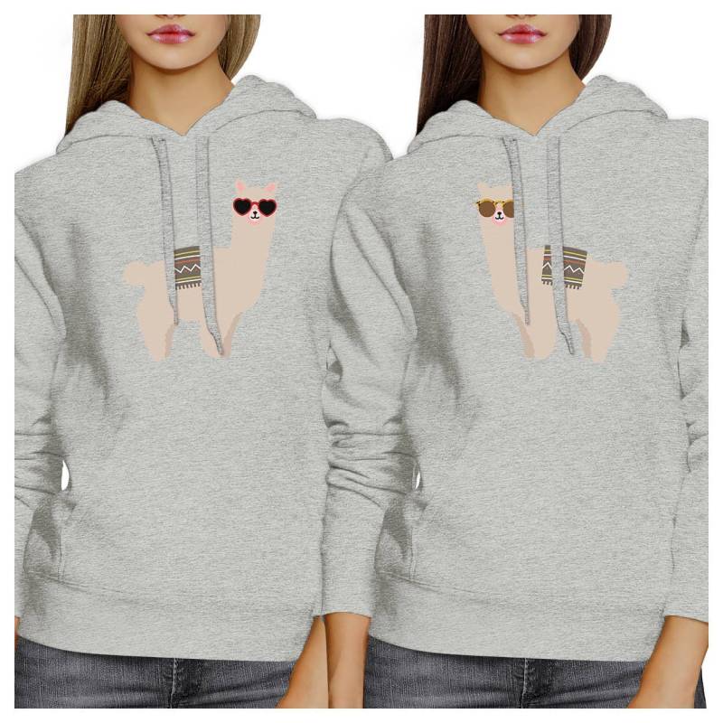 Llama Bff Kapuzenpullover Set [Fhd040He] von ThreeSixFiveDesign