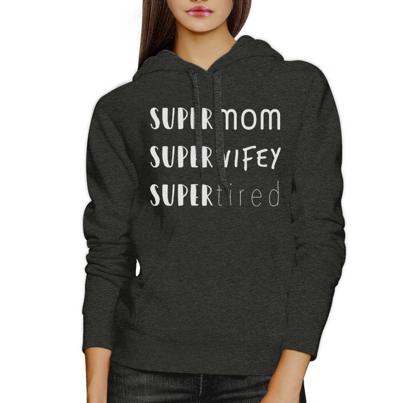 Mama | Super Mom Wifey Tired Hoodie [Jhd111] von ThreeSixFiveDesign