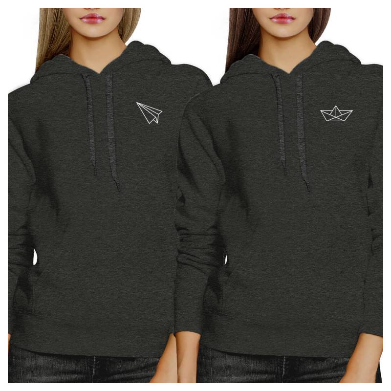 Origami Flugzeug Und Boot Hoodie Set [Fhd027He] von ThreeSixFiveDesign