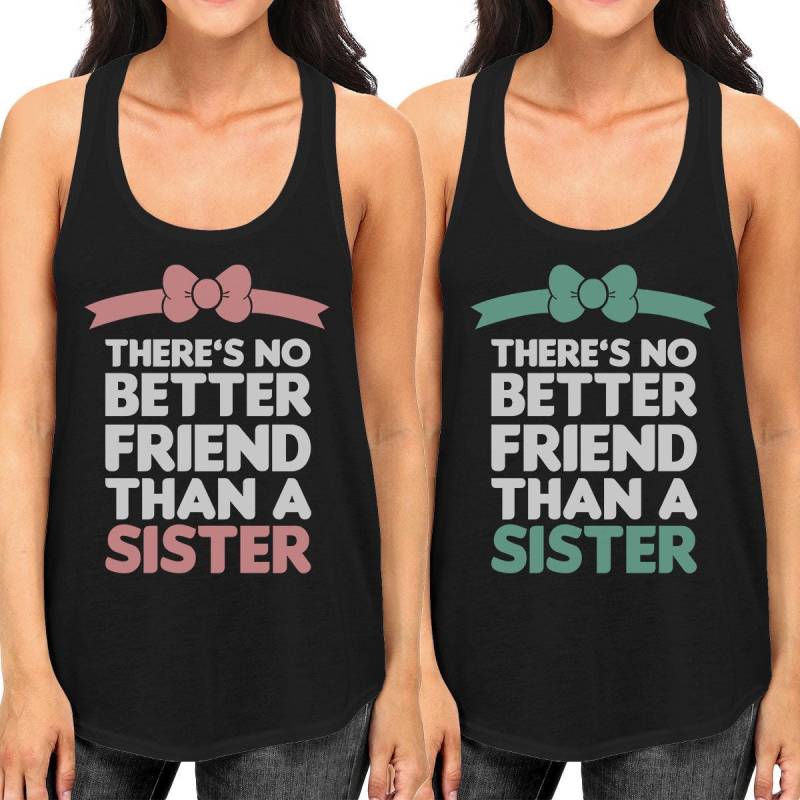 Schwestern Passende Tank Tops Geschenkidee Für Sis - Keine Bessere Freundin Als Eine Schwester | Ftt023 von ThreeSixFiveDesign