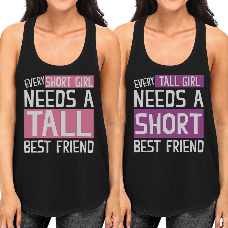 Süße Große Und Kurze Best Friend Tank Tops - Passende Bff Tanks | Ftt013 Süße Große Und Kurze Best Friend Tank Tops - Passende Bff Tanks | Ftt013 von ThreeSixFiveDesign
