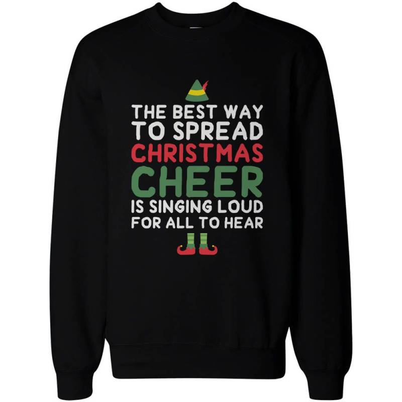 Weihnachten | Beste Weise Weihnachtsstimmung Zu Verbreiten Sweatshirt [Jss005] von ThreeSixFiveDesign