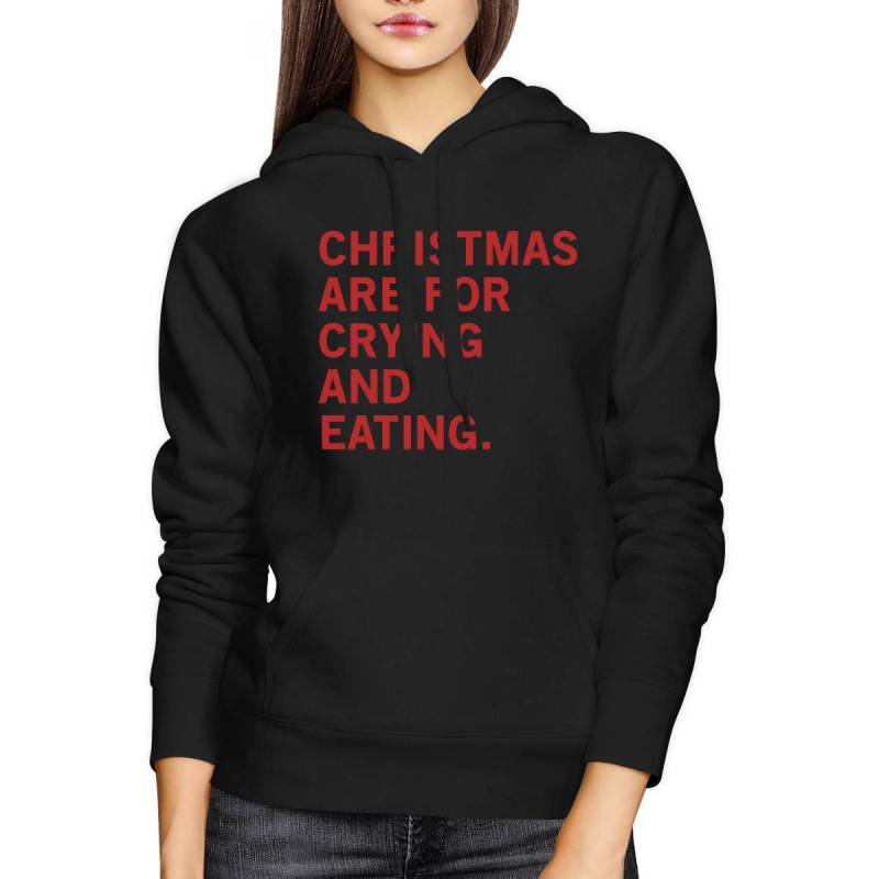 Weihnachten | Christmas Are For Crying & Eating Kapuzenpullover [Jhd044] von ThreeSixFiveDesign