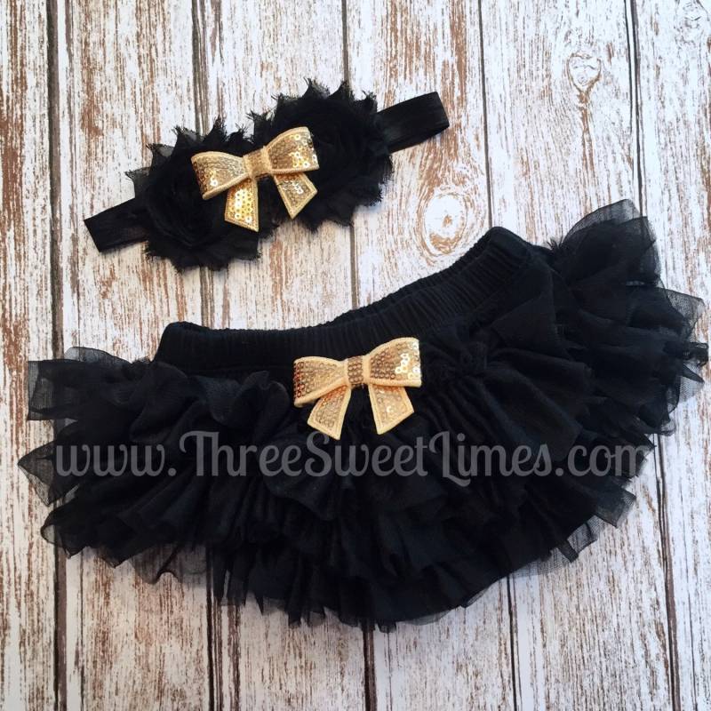 Kleine Schwester Tutu Outfit Baby Mädchen | Bloomers Opt Stirnband & Rüschen Bloomer Set Mittlere Zum Mitnehmen von ThreeSweetLimes