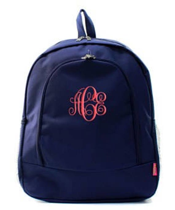 Monogrammiert/Personalisierte Marine Rucksack/Bookbag von ThreeThreadsSC