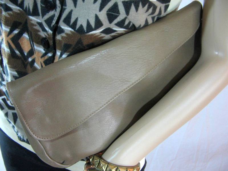 70Er Leder Clutch von ThriftStoreGlam