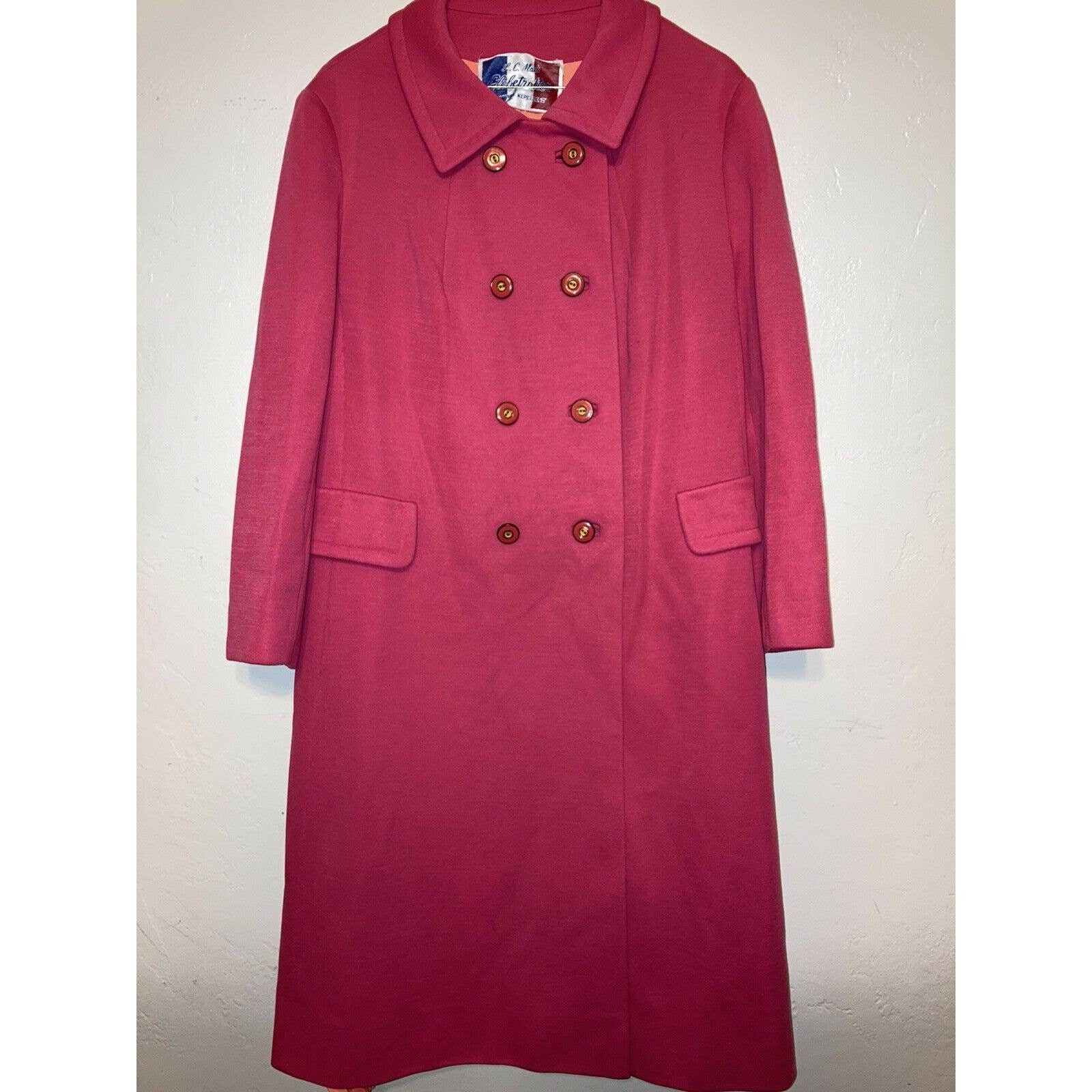 Vintage Livingston Brothers Lc Maes Weltenbummler Größe M L Pink Pea Coat 50S 60S Vintage Livingston Brothers Lc Maes Weltenbummler Größe M L Pink Pea Coat 50S 60S von ThriftyCurves