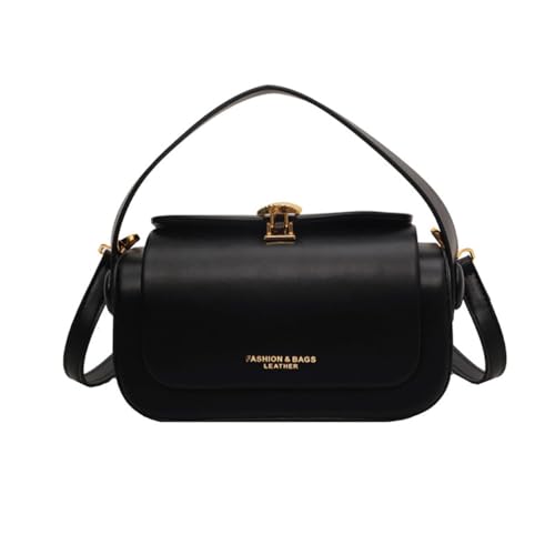 Throushine Hiziel Trendige Mini-Quadrattasche (schwarz) von Throushine