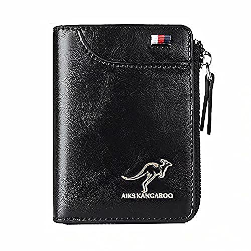 Throushine Sonnesucht RFID Blocking Wallet für Herren (schwarz) von Throushine