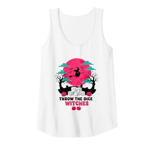 Damen Throw The Dice Witches Tank Top Damen Throw The Dice Witches Tank Top von Throw The Dice Witches Funny Saying