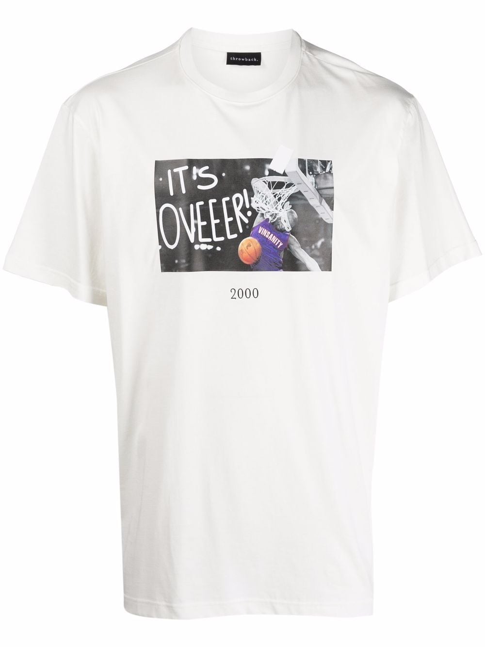 Throwback. T-Shirt mit "It's Over"-Print - Weiß von Throwback.
