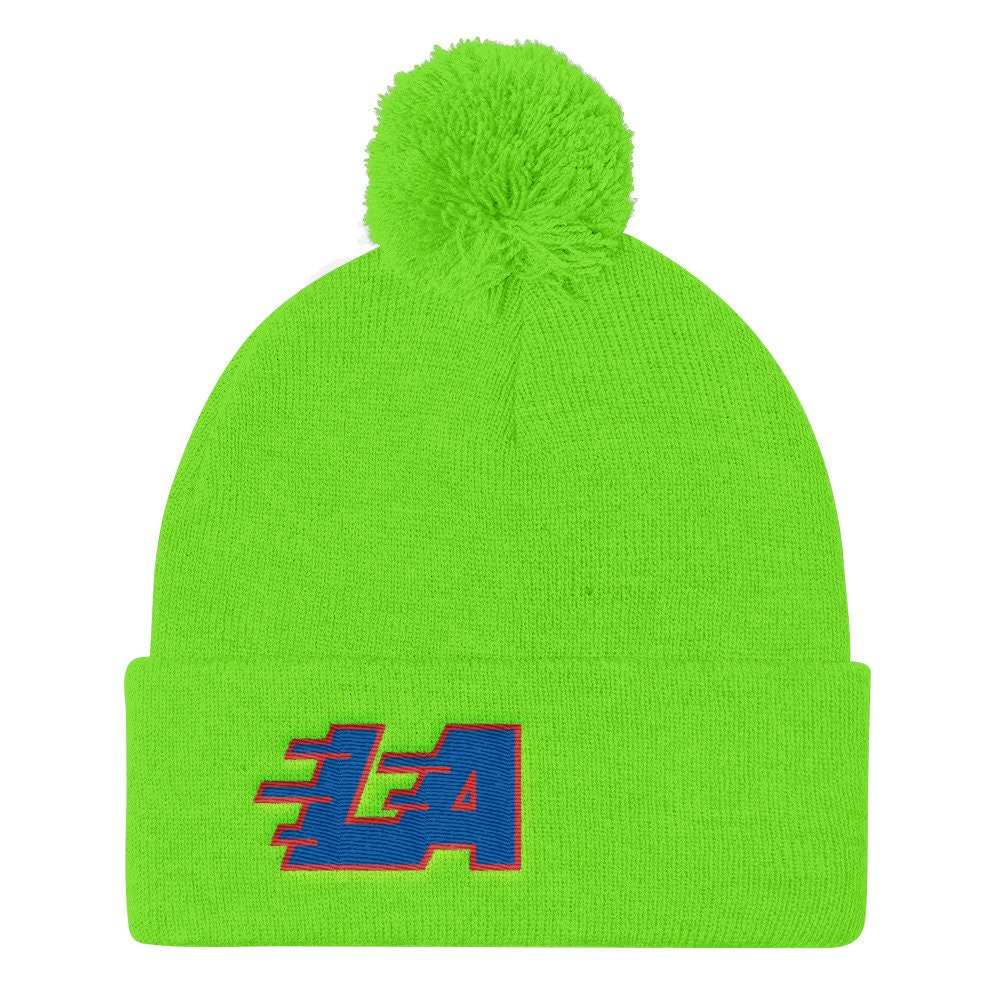 Los Angeles Express Neon Strick Beanie Los Angeles Express Neon Strick Beanie von ThrowbackChampions