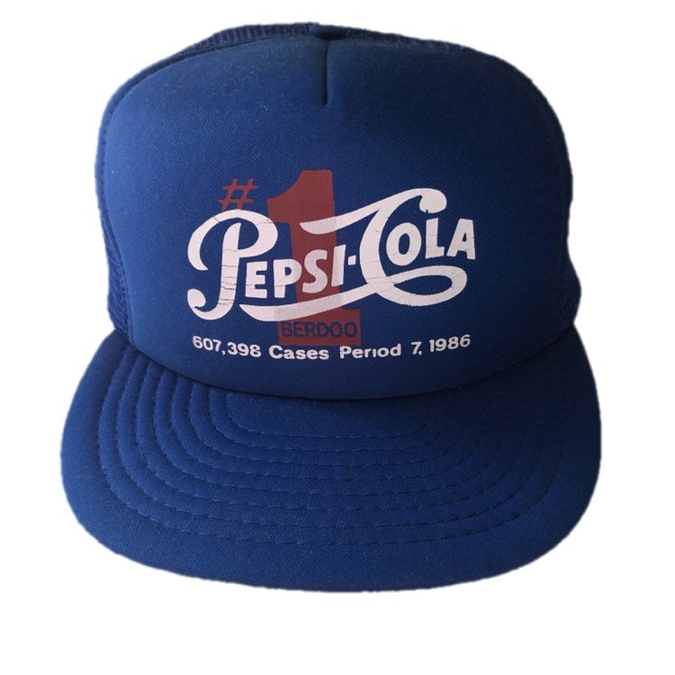 Seltene Colletcors Vintage Pepsi Snapback Trucker Hut San Bernardino 1986 Seltene Colletcors Vintage Pepsi Snapback Trucker Hut San Bernardino 1986 von ThrowbackChampions