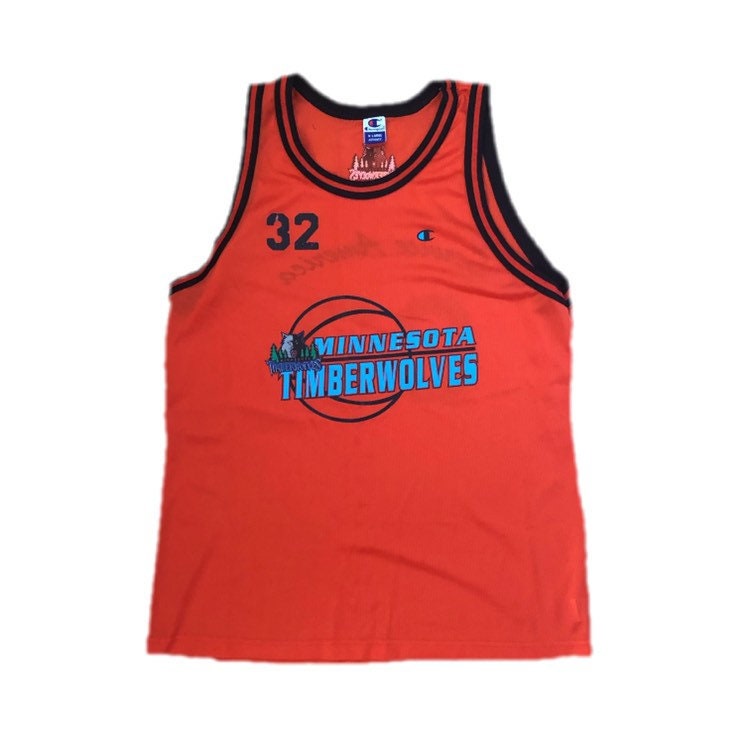 Seltener Vintage Minnesota Timberwolves 90Er Jahre Champion Training Jersey #32 | Größe Xl Seltener Vintage Minnesota Timberwolves 90Er Jahre Champion Training Jersey #32 | Größe Xl von ThrowbackChampions