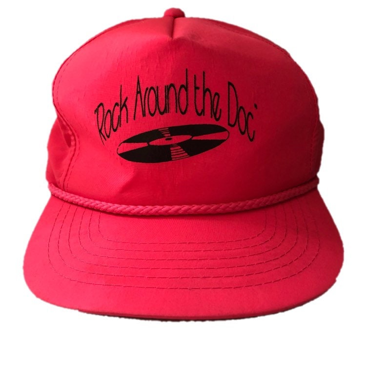 Vintage 80Er 90Er Neon "Rock Around The Doc" Snapback Hut Vintage 80Er 90Er Neon "Rock Around The Doc" Snapback Hut von ThrowbackChampions