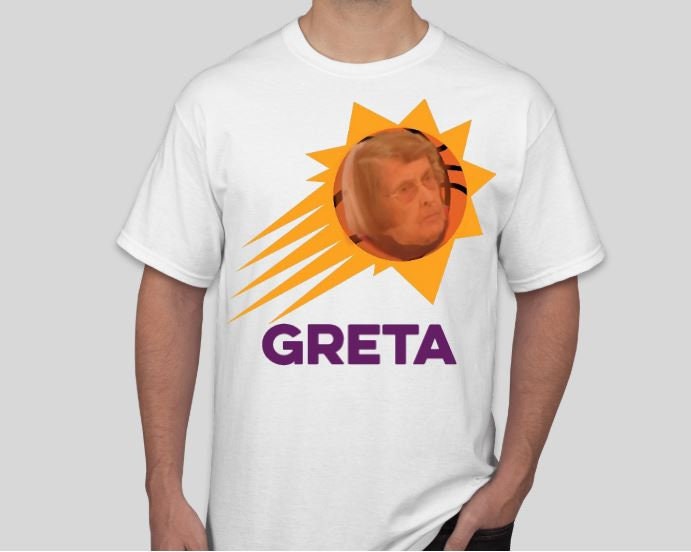 Greta Sonnen-T-Shirt Greta Sonnen-T-Shirt von ThrowbackDesignsCo