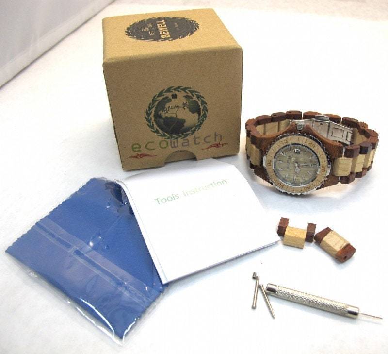 Bewell Gemischt Ahorn Holz Eco Uhr Iob Bewell Gemischt Ahorn Holz Eco Uhr Iob von ThrowbackThursdGoods