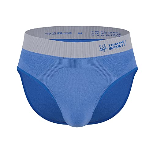 Thuasne - Slip de Sport Homme Seamless - Bleu, L von Thuasne