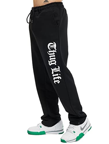 Thug Life Hosen Herren Jogginghosen Schwarz M von Thug Life