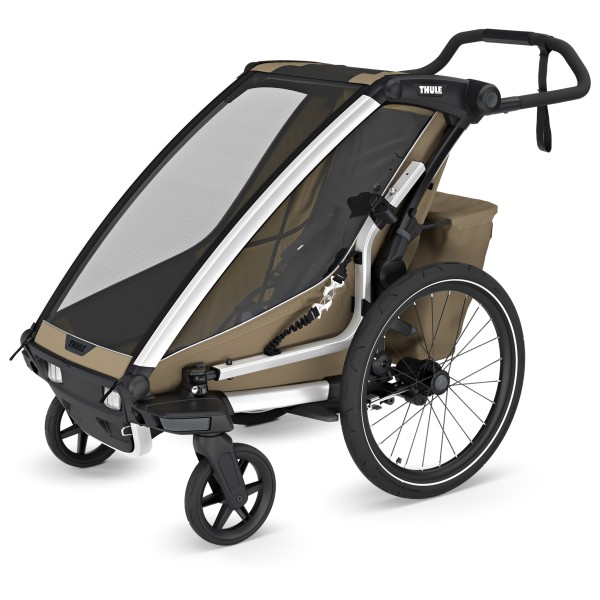 Thule - Chariot Cross 2 - Kinderanhänger Gr Single - Einsitzer grau von Thule