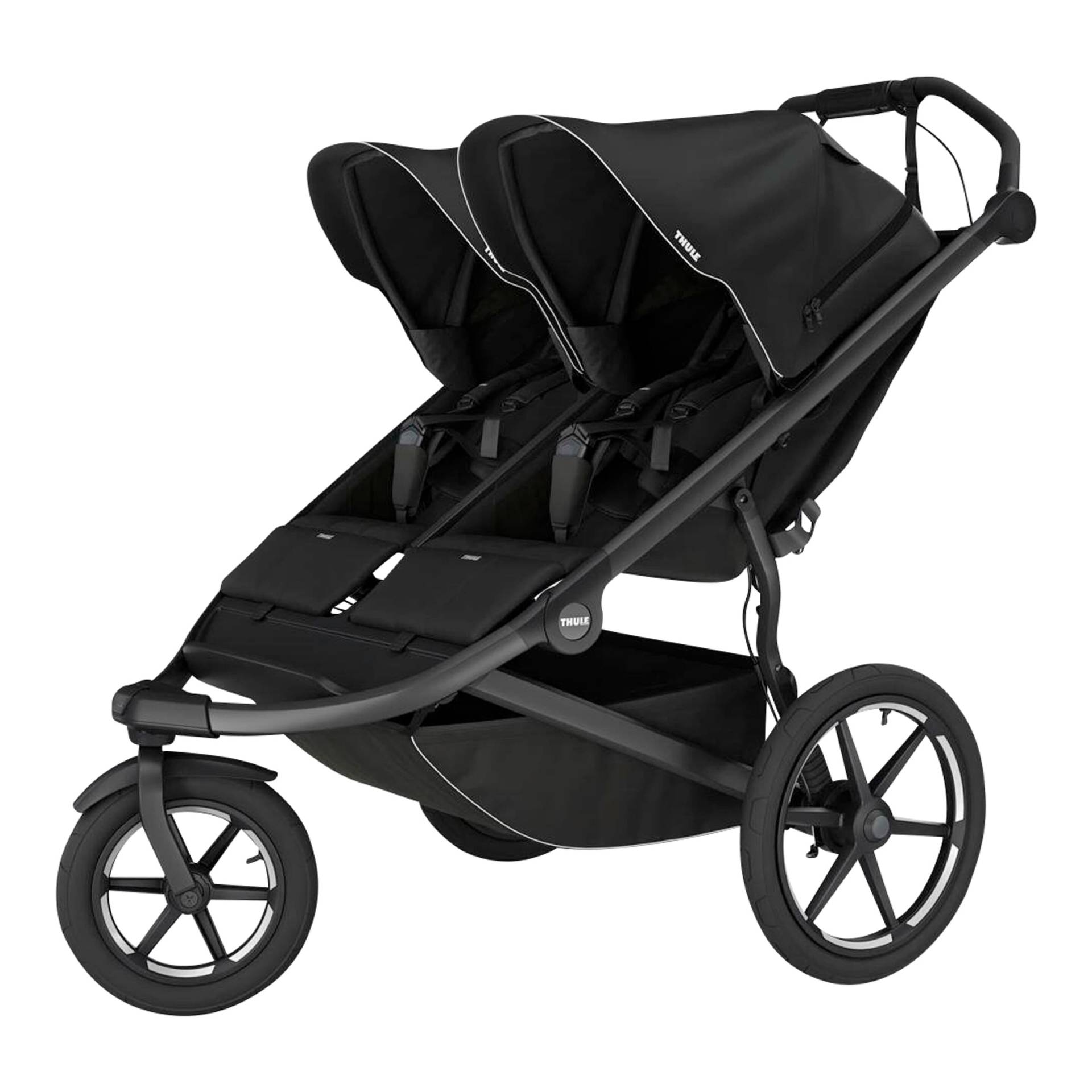 Thule Kinderwagen Zwillingswagen Urban Glide 3 Double schwarz von Thule