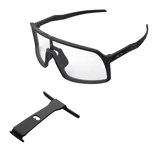 ThunderClap Ersatz-Clip-On-Einsatz Metallclip für Oakley Sutro Sonnenbrille, Schwarz , Einheitsgröße von ThunderClap