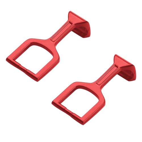 ThunderClap Ersatz-Haken für Oakley Jawbreaker-Sonnenbrille, 2 Stück, rot, Einheitsgröße von ThunderClap