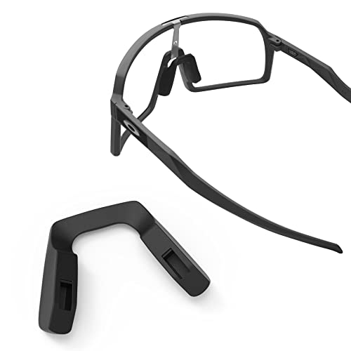 ThunderClap Nasenpads Nasenteile Ersatz für Oakley Sutro/Sutro Lite Sonnenbrille, Schwarz , Einheitsgröße von ThunderClap