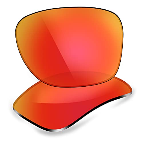 ThunderClap POLARISED Ersatzgläser für Oakley Latch SQ Asian Fit Sonnenbrille OO9358 - Aurora Rot von ThunderClap