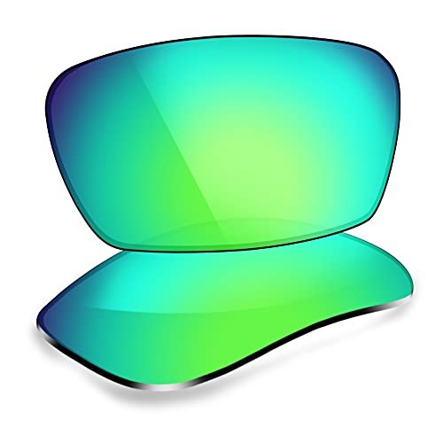 ThunderClap POLARISED Ersatzgläser für Oakley Square Whisker Sonnenbrille - Laube Grün von ThunderClap