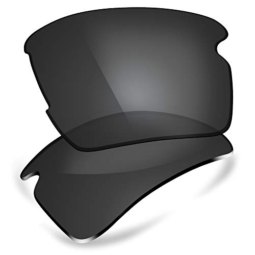 ThunderClap Polycarbonat Ersatzgläser für Oakley Flak 2.0 XL Sonnenbrillen OO9188 - Schwarz von ThunderClap