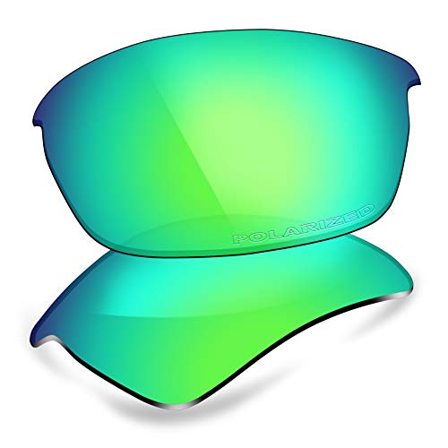 ThunderClap Polycarbonat Ersatzgläser für Oakley Flak Jacket Sonnenbrillen - Grün polarisiert von ThunderClap