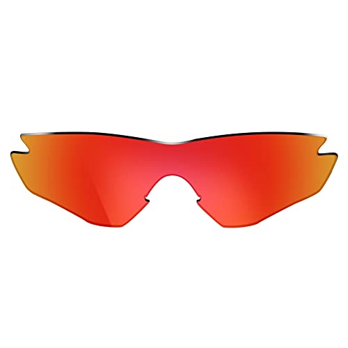 ThunderClap Polycarbonat Ersatzgläser für Oakley M2 Frame Sonnenbrillen OO9212 - rot von ThunderClap