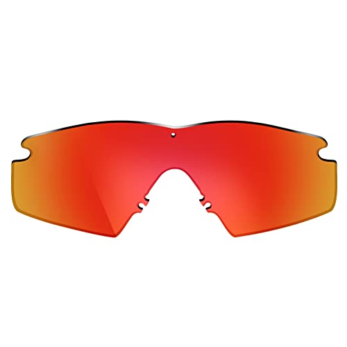 ThunderClap Polycarbonat Ersatzgläser für Oakley Si M Frame 2.0 Sonnenbrillen - rot von ThunderClap