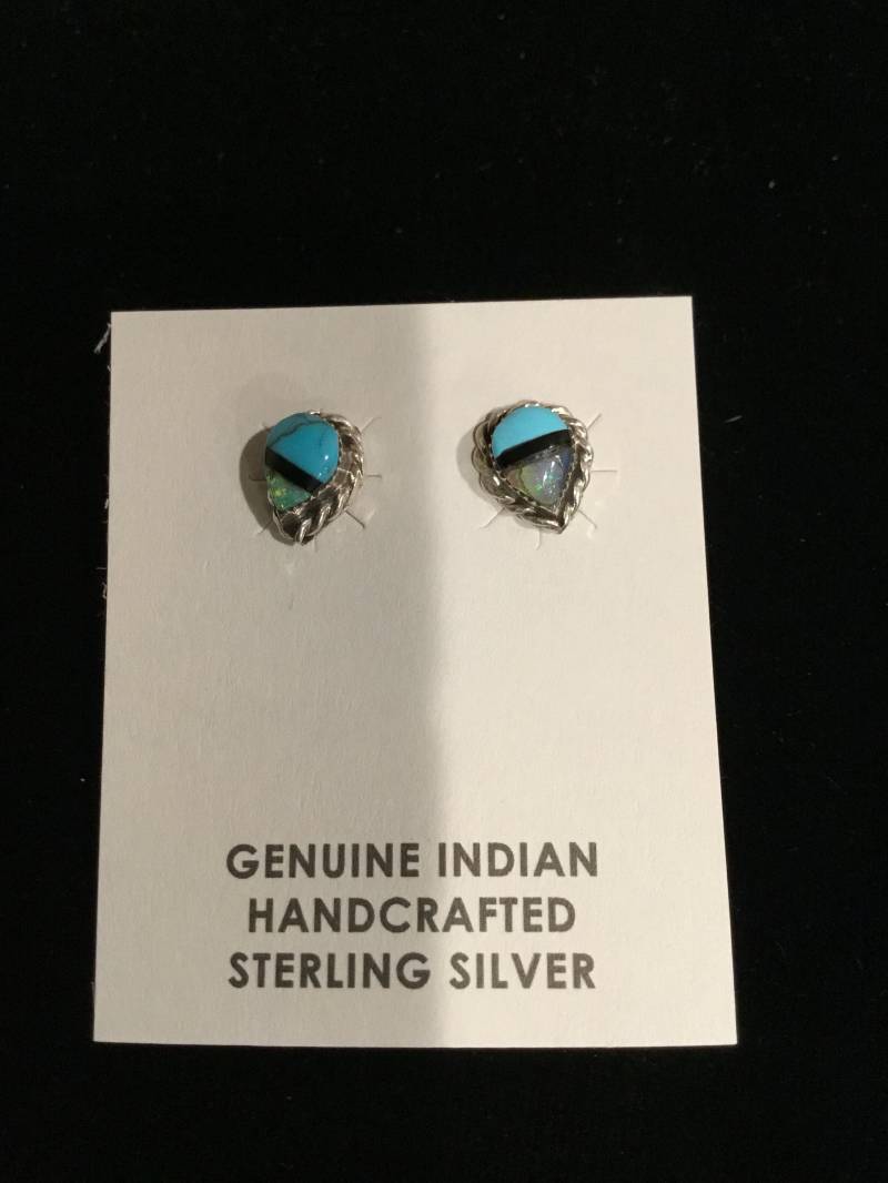 Schöne Türkis Und Opal-Ohrringe Schöne Türkis Und Opal-Ohrringe von ThunderbirdTradingUS
