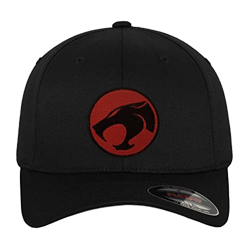 Thundercats Offizielles Lizenzprodukt Logo Flexfit Baseball Cap (Schwarz), Large/X-Large von Thundercats