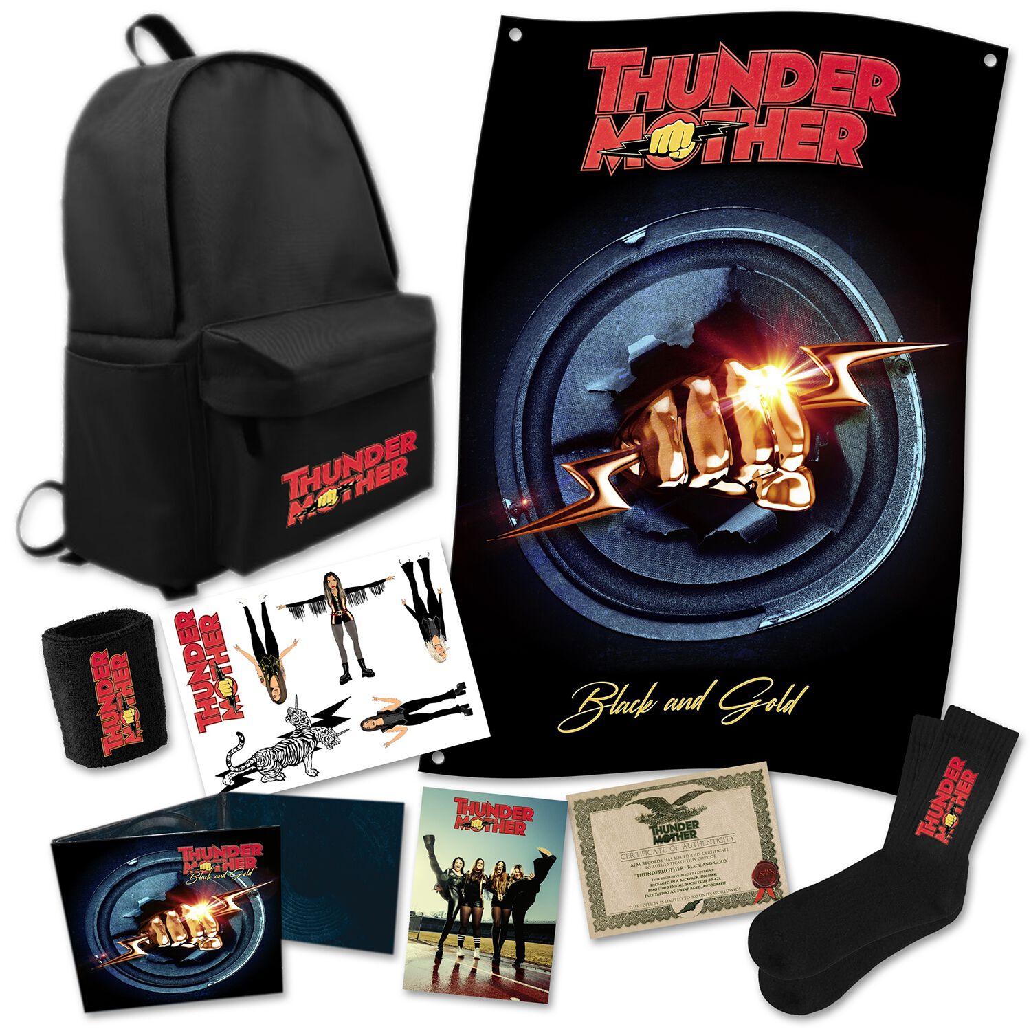 Black and gold von Thundermother - CD (Boxset, Limited Edition) von Thundermother